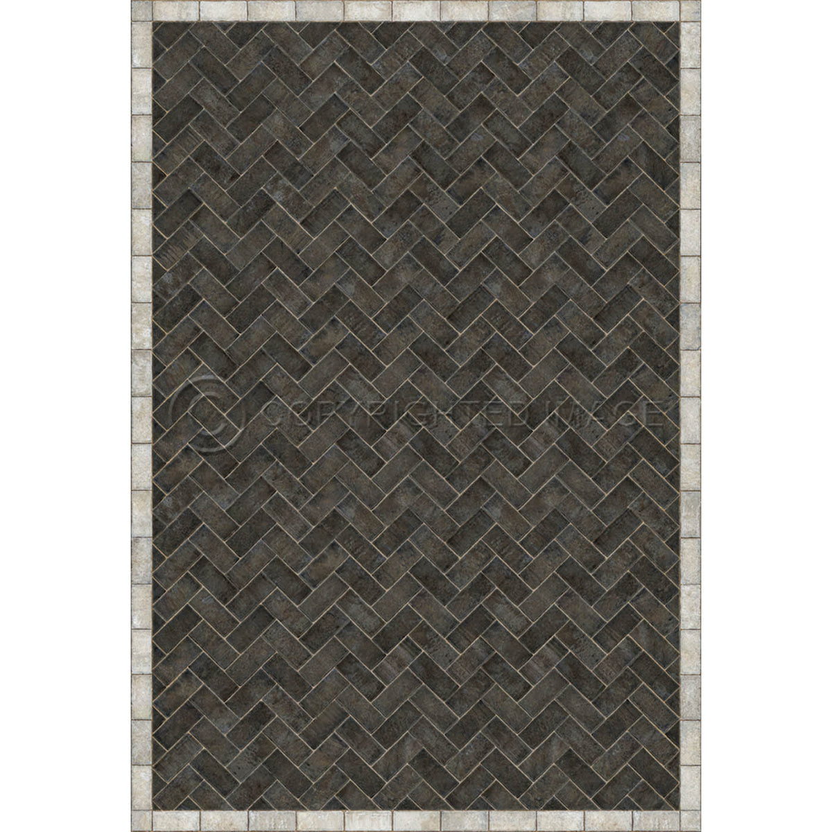 Herringbone Pewterware 96x140