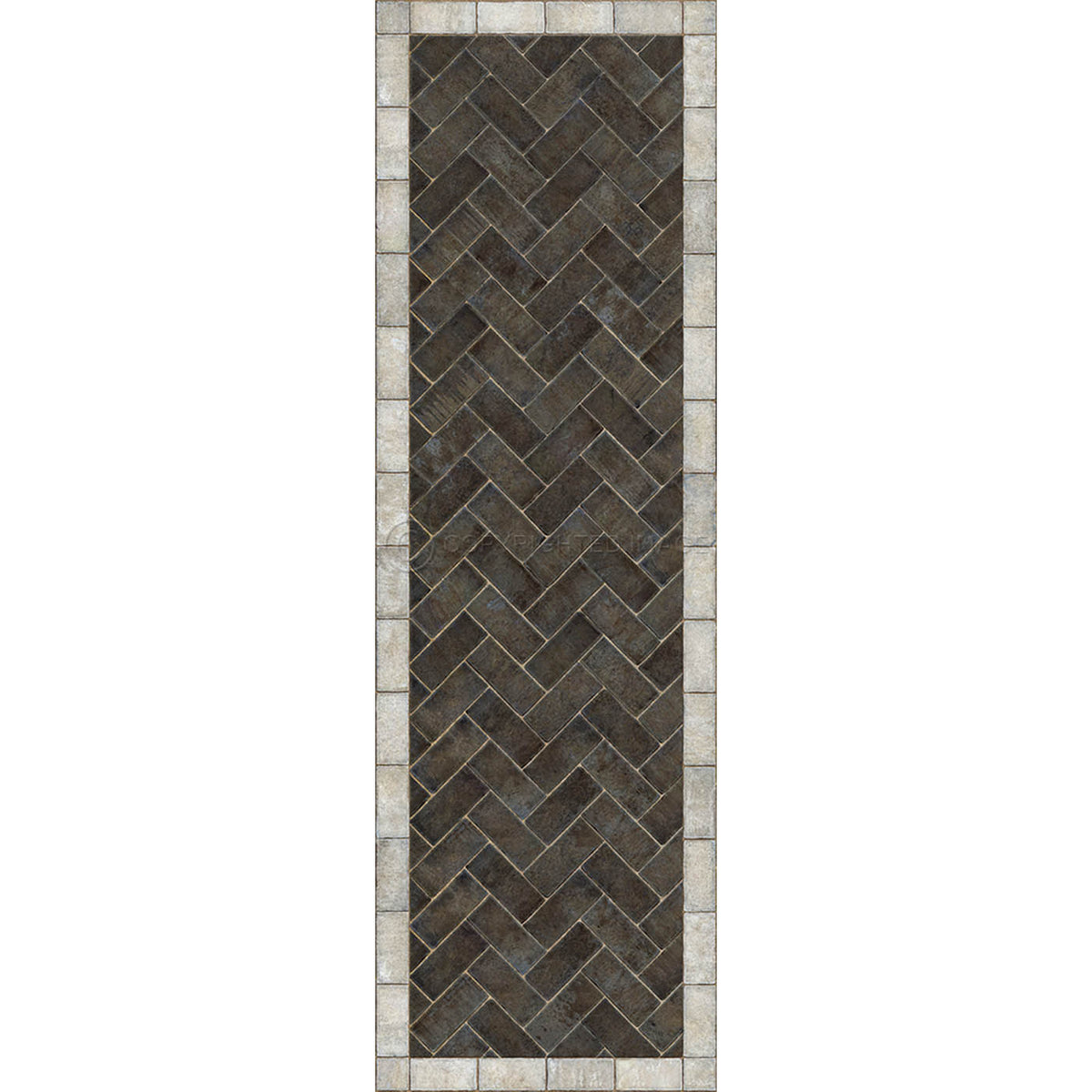 Herringbone Pewterware 36x115