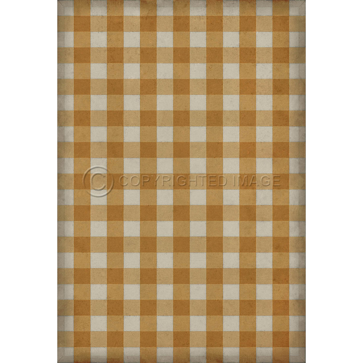 Gingham Canvas Yellow 52x76
