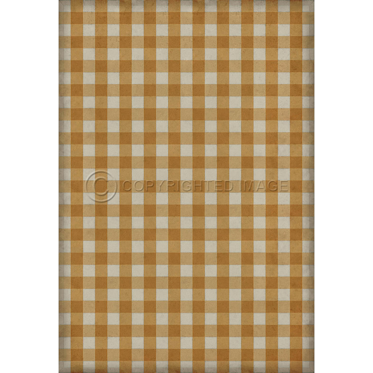 Gingham Canvas Yellow 96x140