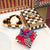 Courtly Check Guest Towel Holder Set - Gold