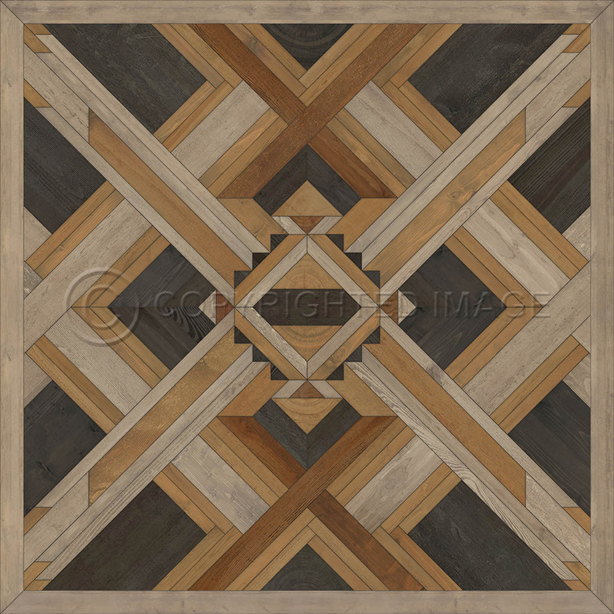 Appalachian Wooded Slopes 36x36