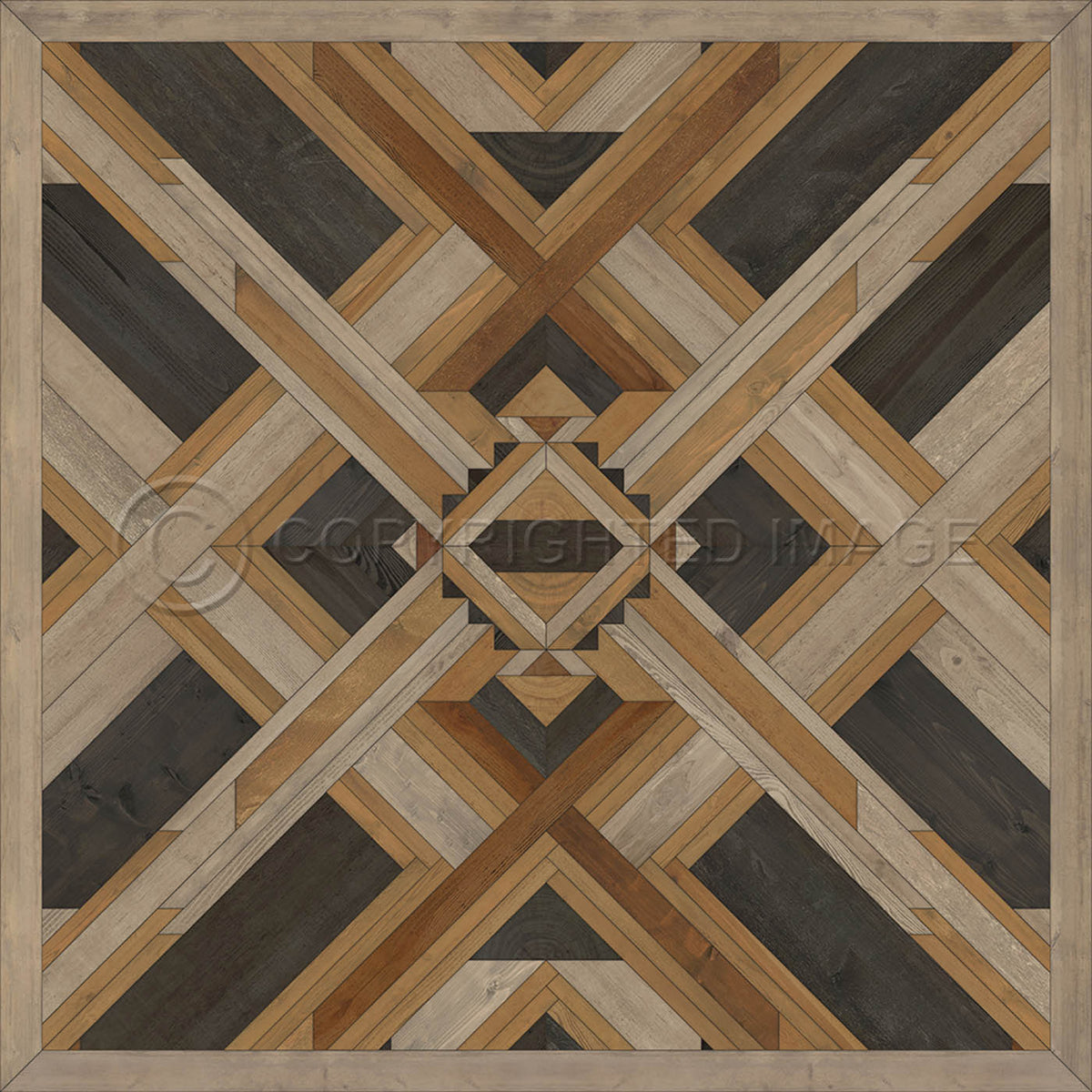 Appalachian Wooded Slopes 72x72