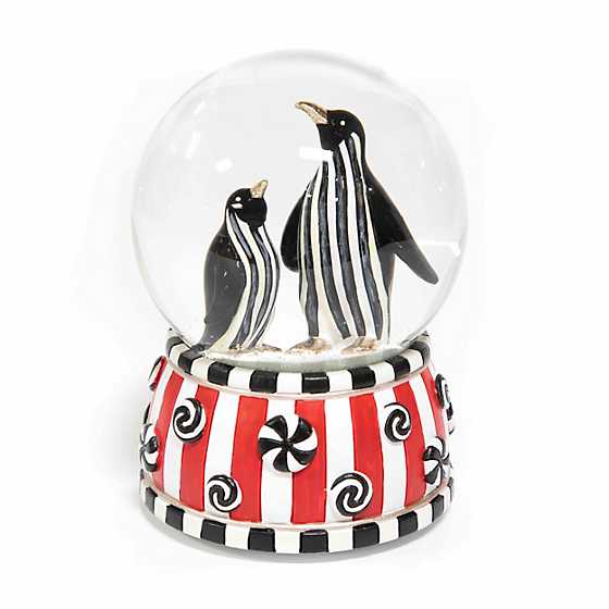 Checkmate Penguin Snow Globe