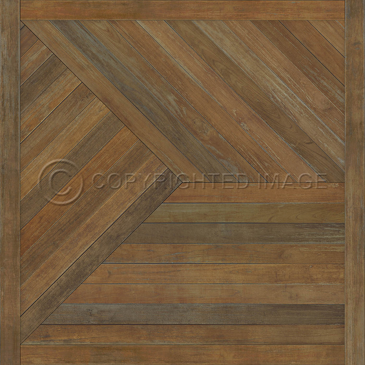 Mount Zeppelin Through a ForestWilderness 36x36