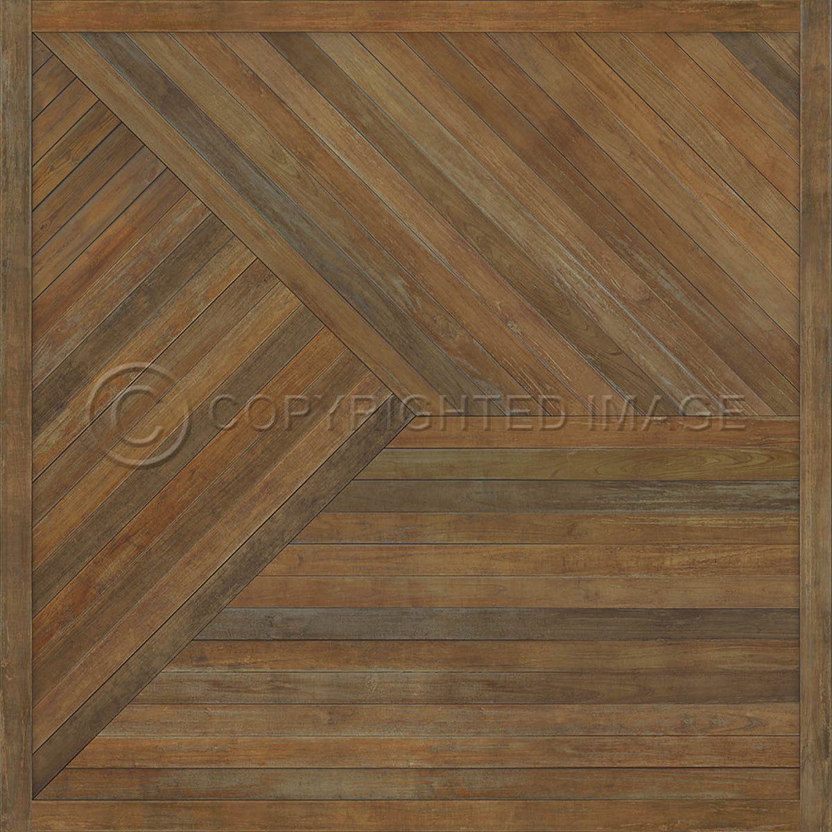 Mount Zeppelin Through a ForestWilderness 72x72