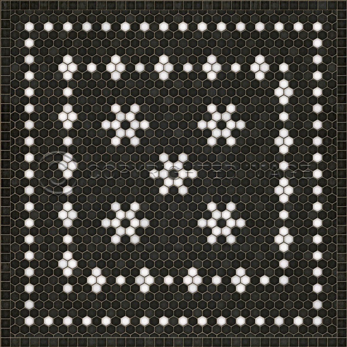 Mosaic B Belmont Park 36x36