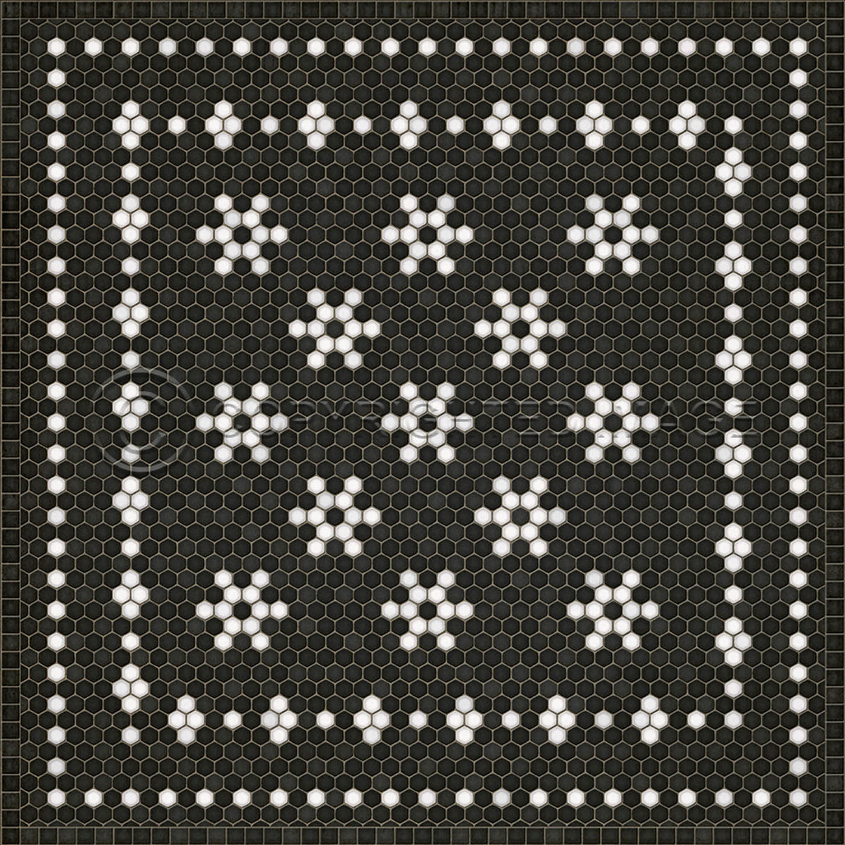 Mosaic B Belmont Park 48x48