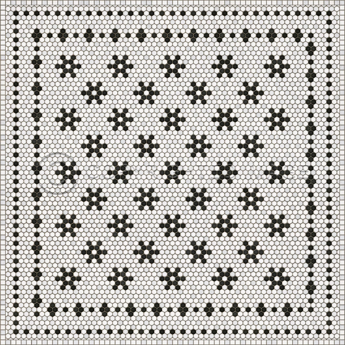 Mosaic B Clemont Avenue 72x72