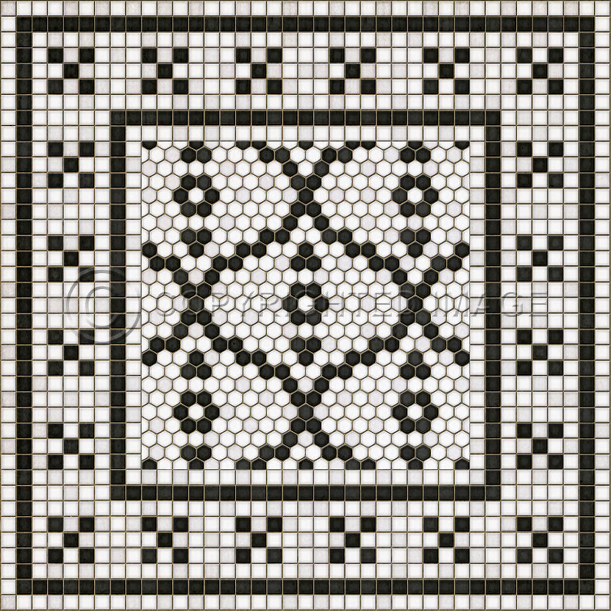 Mosaic F Queensboro Plaza 36x36