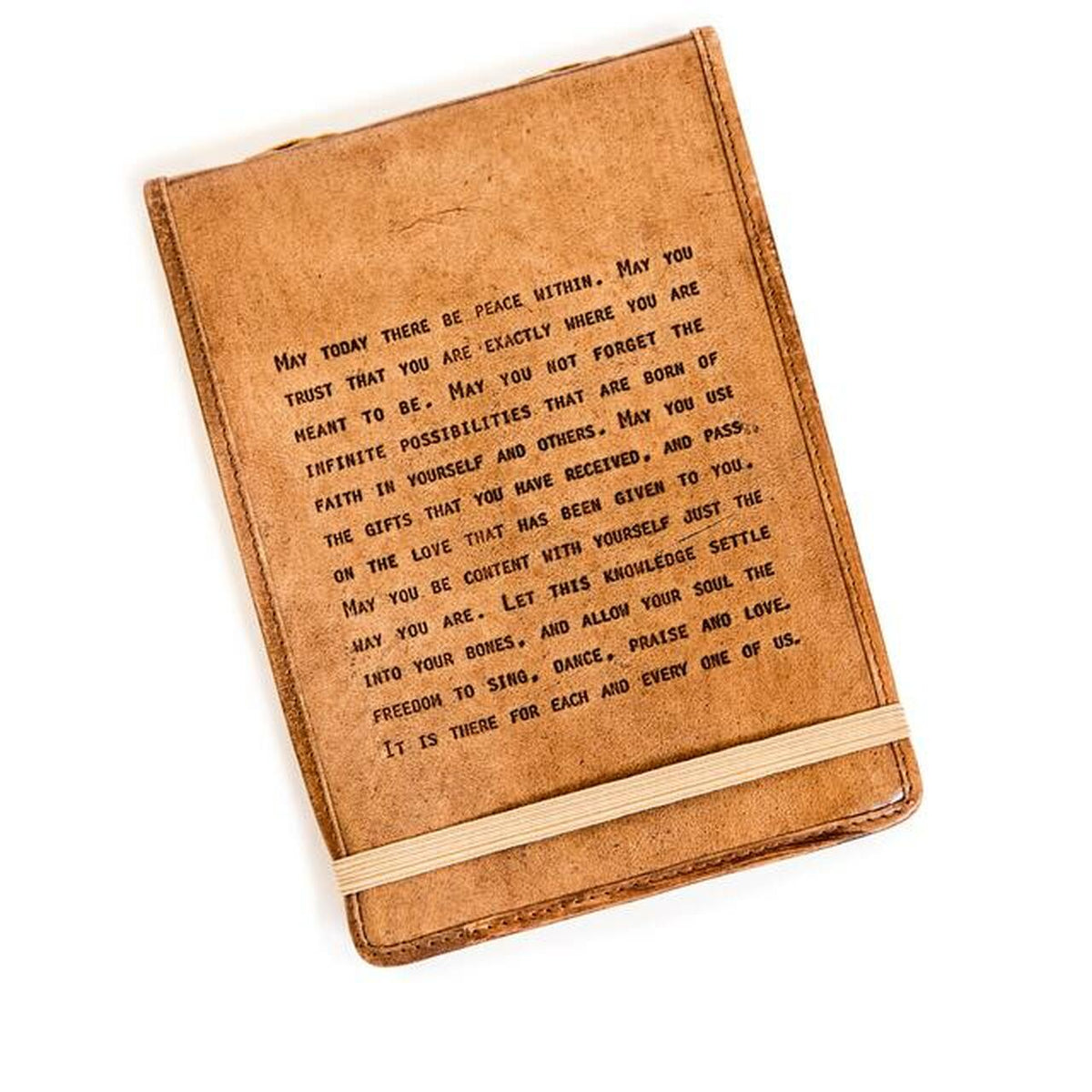 May Today There Be Peace Leather Journal