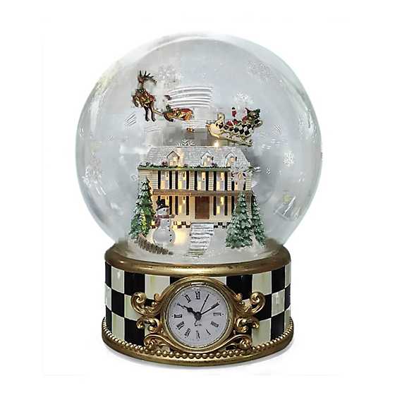Christmas Magic Globe Clock
