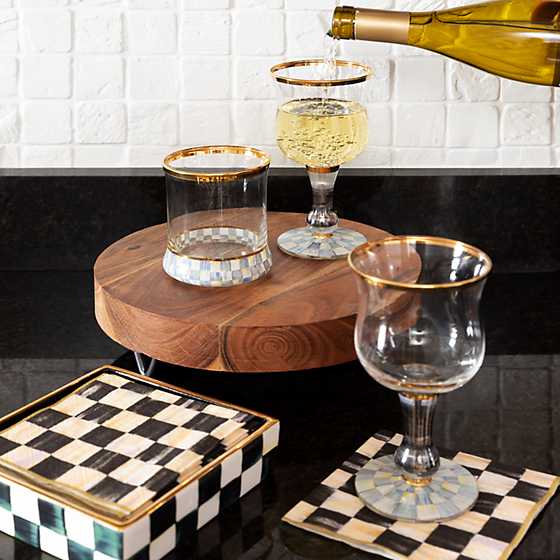 Courtly Check Cocktail Napkin Holder