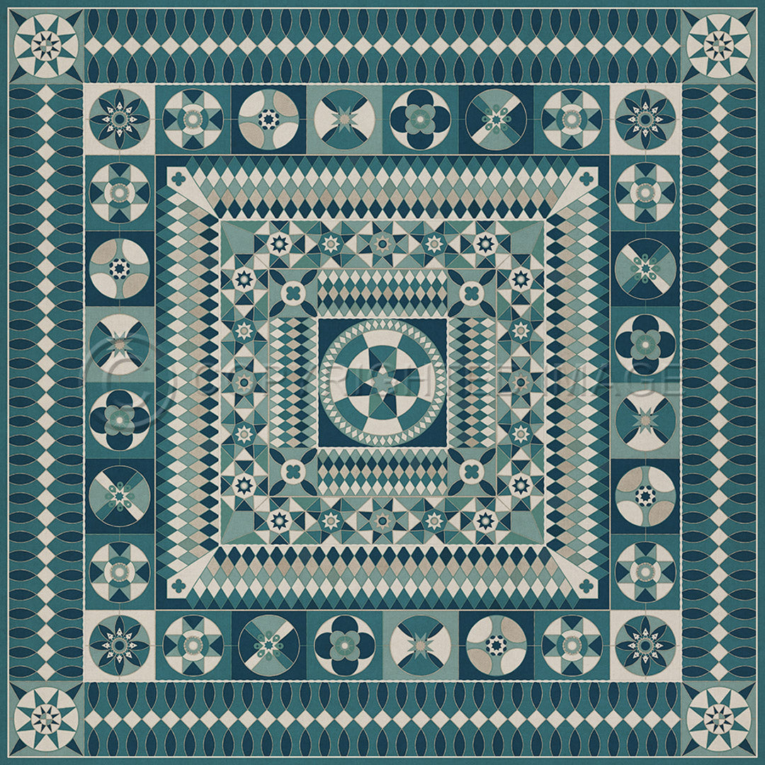 Soldiers Quilt Trenches in the Sky 36x36