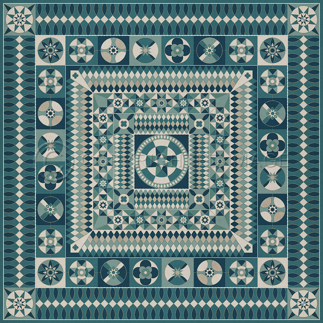 Soldiers Quilt Trenches in the Sky 60x60