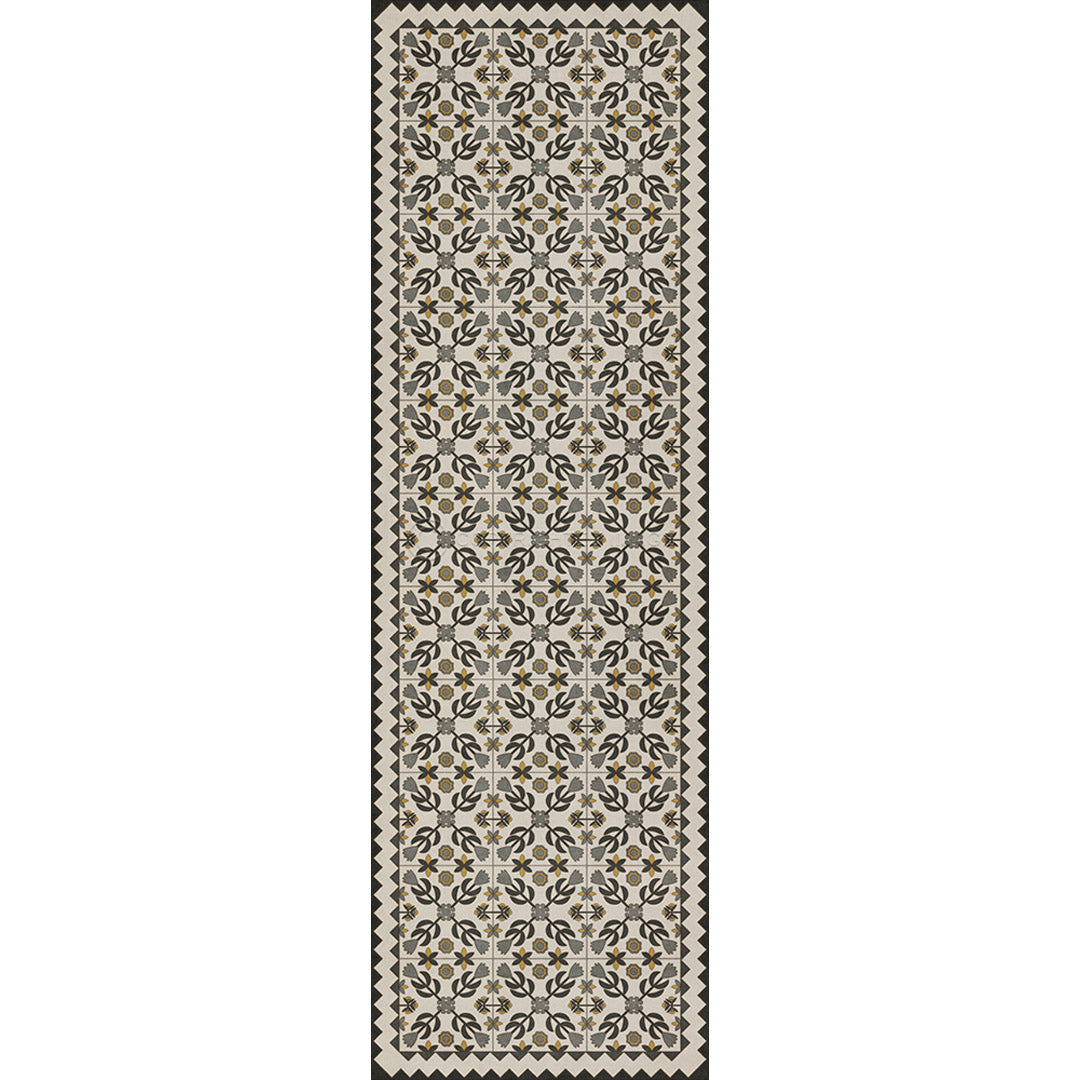 Floral Quilt A Field of Cotton 36x115