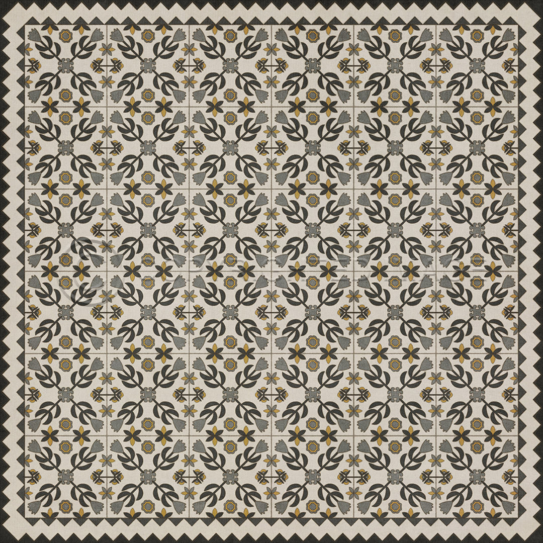 Floral Quilt A Field of Cotton 60x60