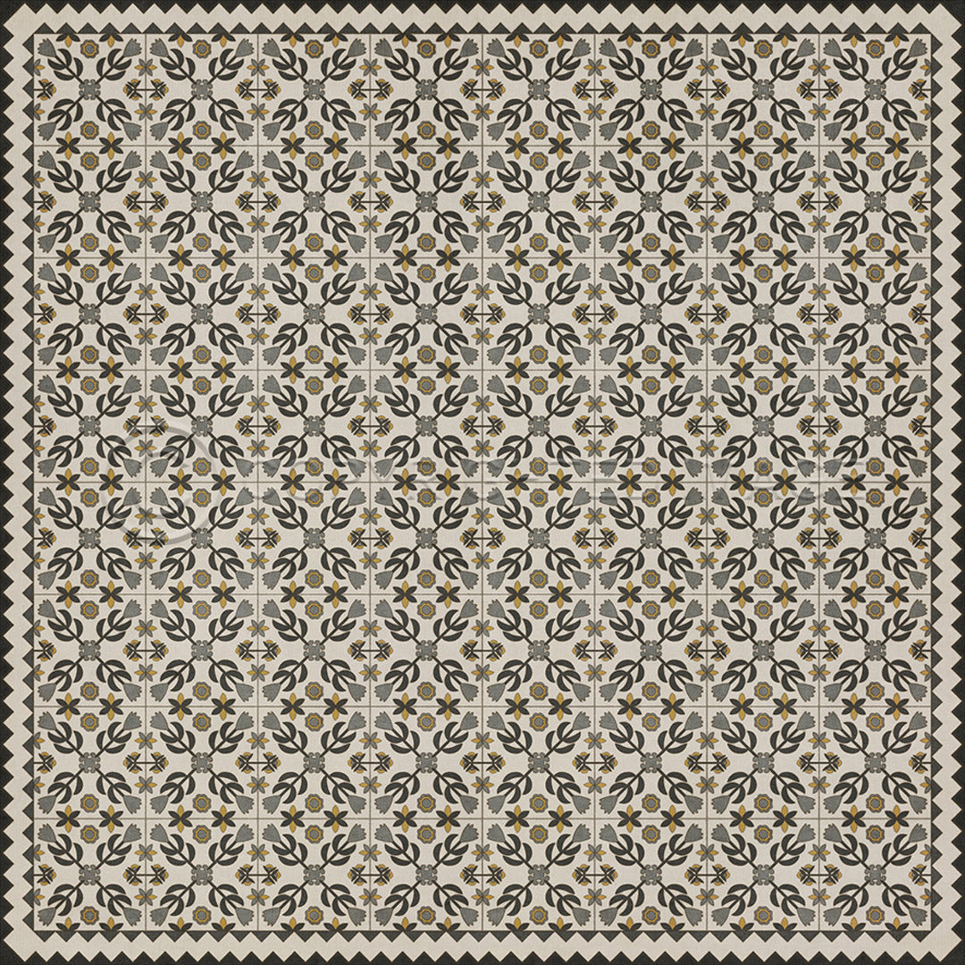 Floral Quilt A Field of Cotton 96x96