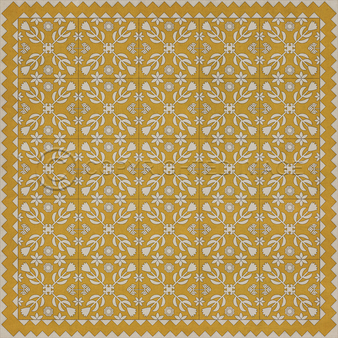 Floral Quilt Autumn Moonlight 48x48