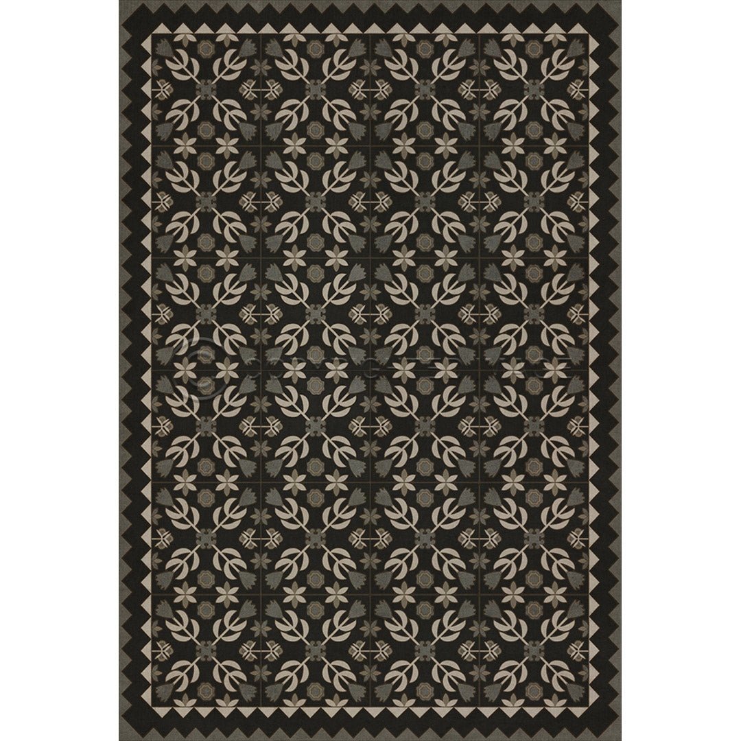 Floral Quilt Awake at Night 38x56