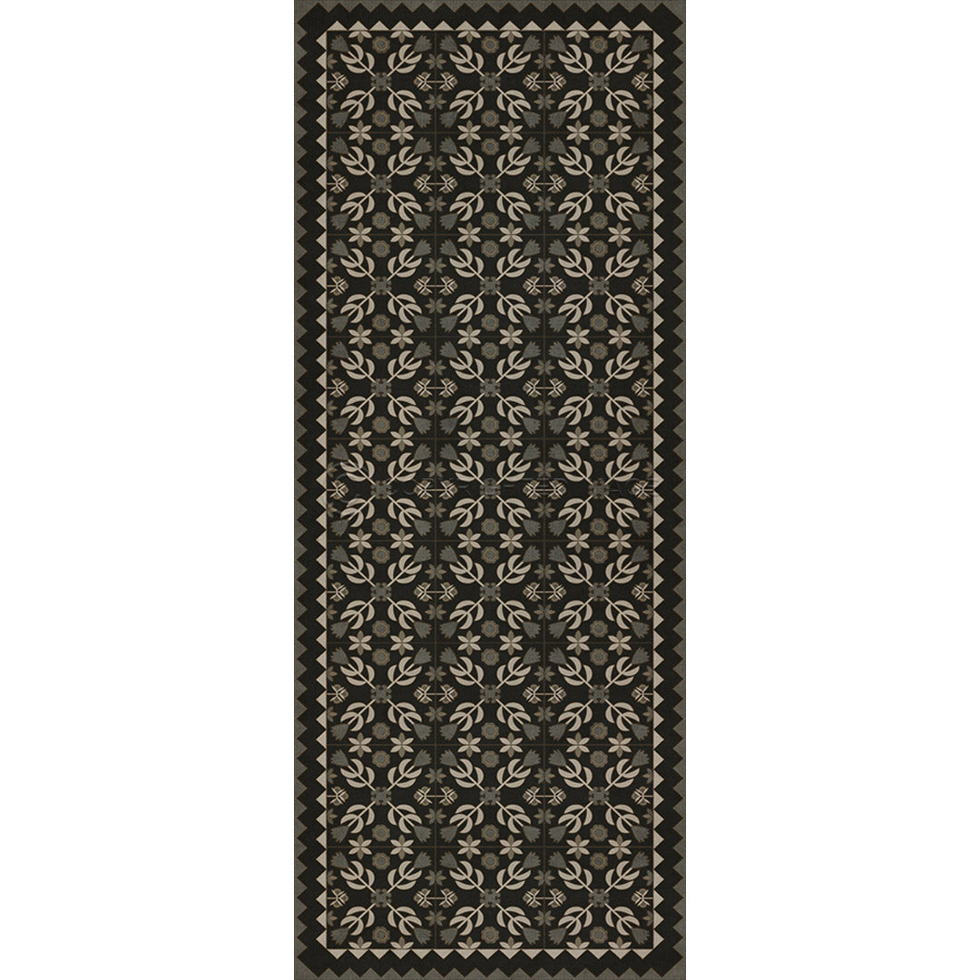 Floral Quilt Awake at Night 36x90