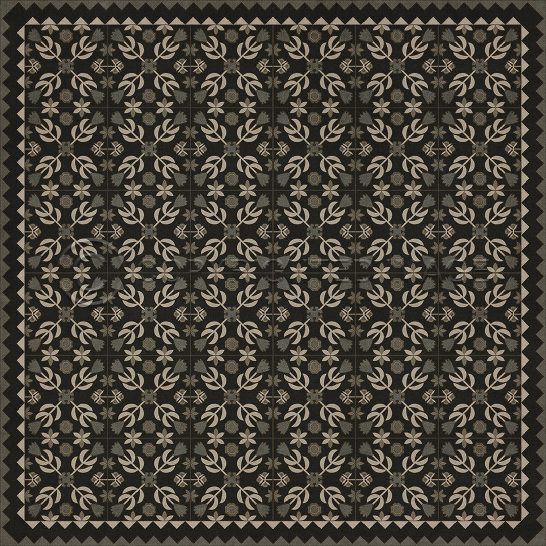 Floral Quilt Awake at Night 60x60