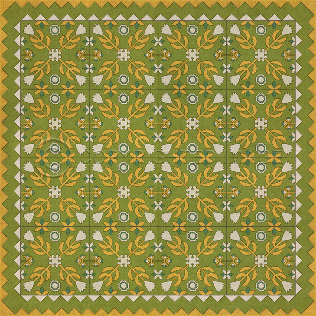 Floral Quilt First Day of Spring 36x36