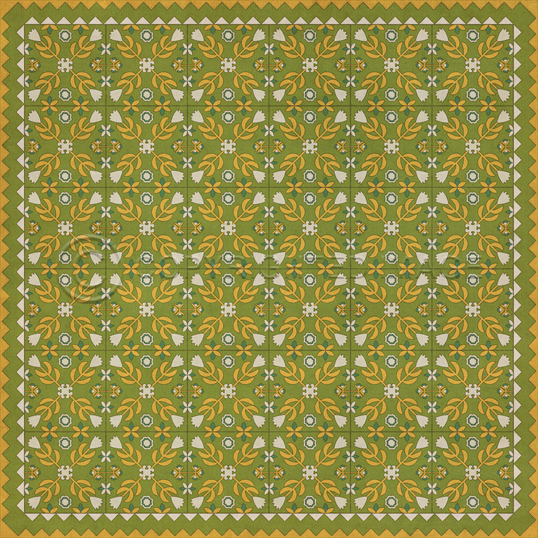 Floral Quilt First Day of Spring 60x60