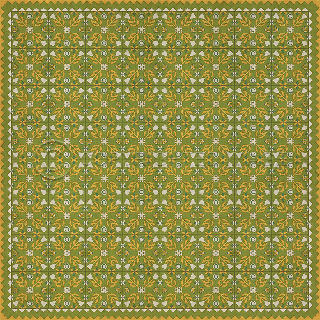 Floral Quilt First Day of Spring 96x96