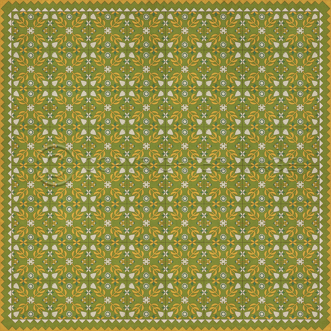 Floral Quilt First Day of Spring 120x120