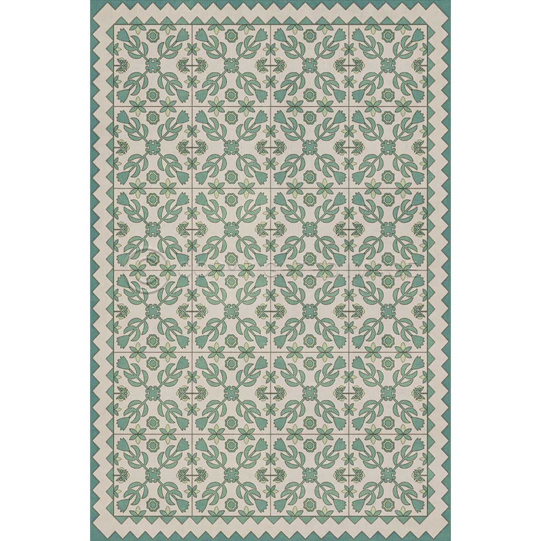 Floral Quilt First Snow 20x30