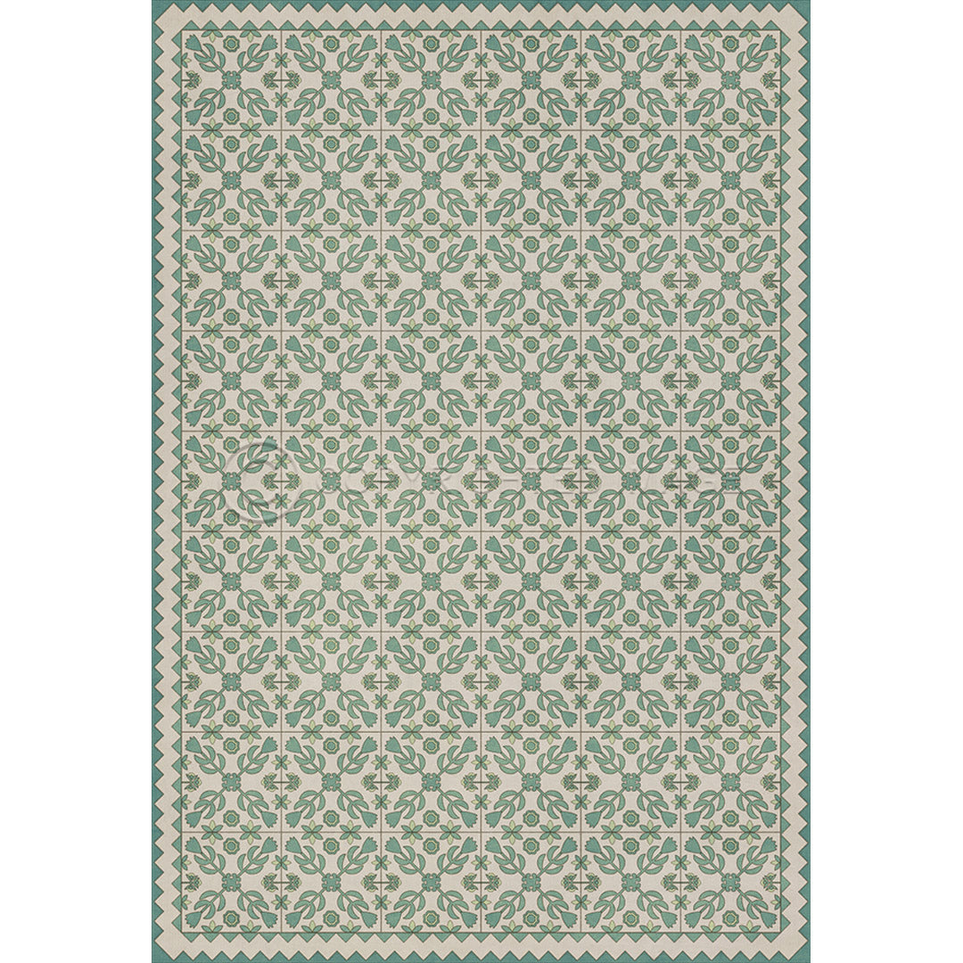 Floral Quilt First Snow 52x76