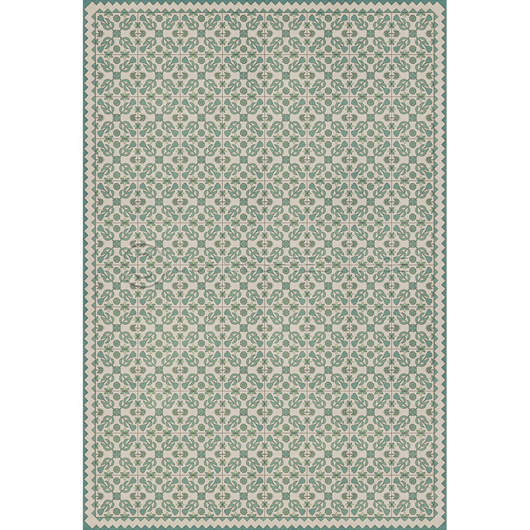 Floral Quilt First Snow 96x140