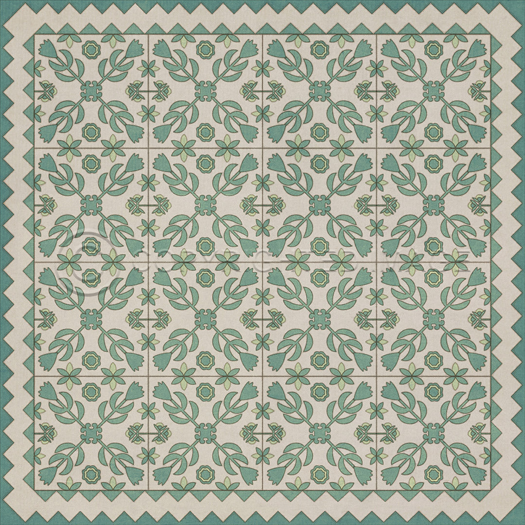 Floral Quilt First Snow 36x36