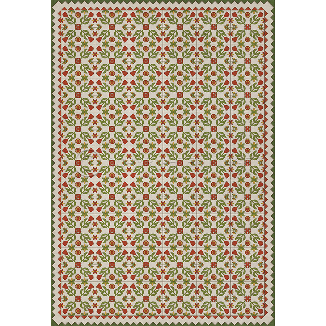 Floral Quilt Flowers in the Mirror 70x102