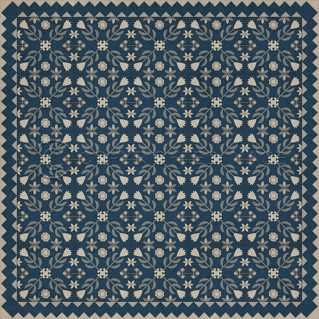 Floral Quilt Spring Rain 48x48