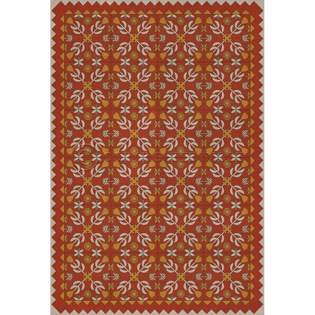 Floral Quilt The Lay of the Last Minstrel 38x56