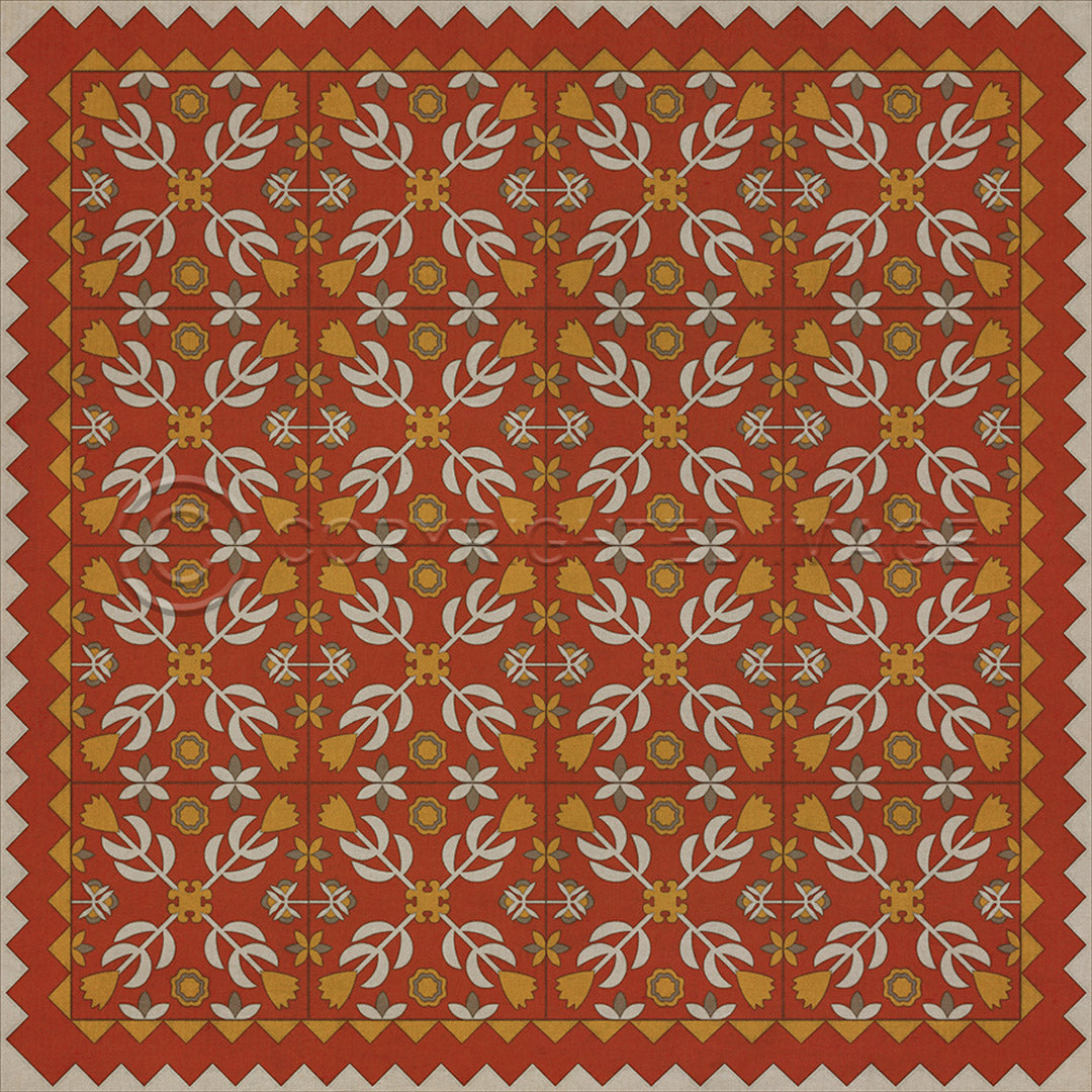 Floral Quilt The Lay of the Last Minstrel 36x36