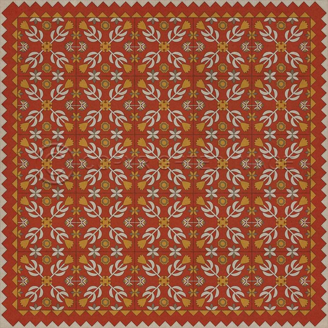 Floral Quilt The Lay of the Last Minstrel 48x48