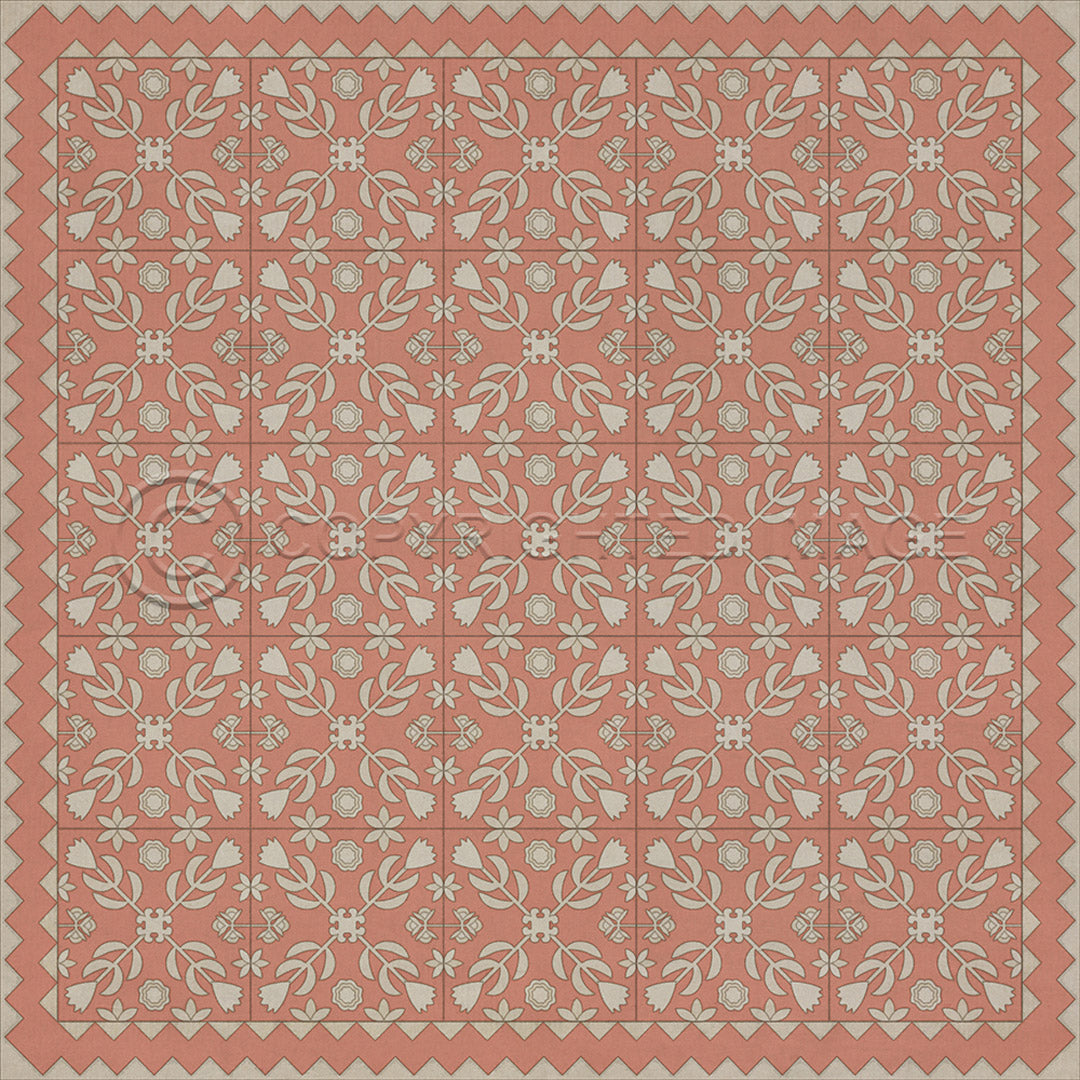 Floral Quilt The Portrait of a Lady 48x48