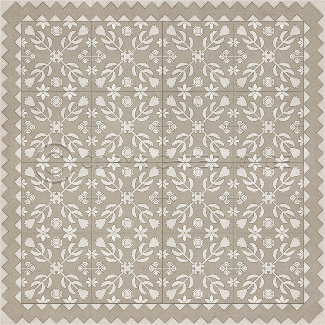 Floral Quilt The Woman in White 36x36