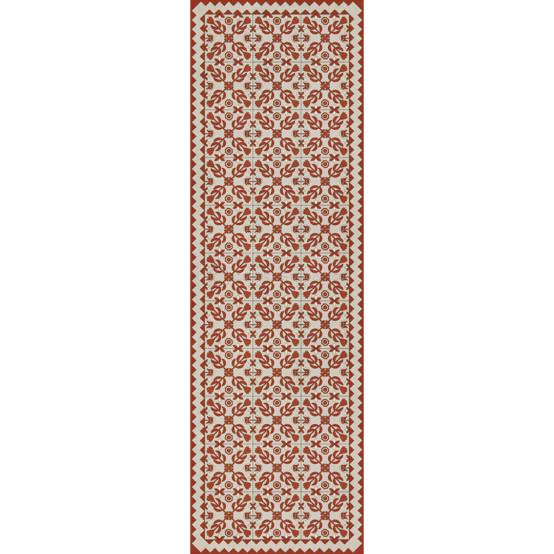 Floral Quilt This Old Village 36x115