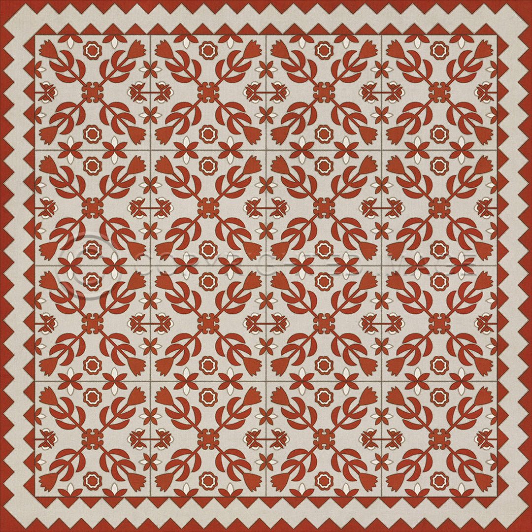 Floral Quilt This Old Village 36x36