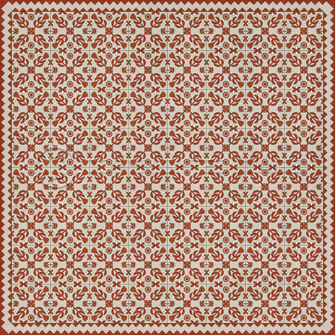 Floral Quilt This Old Village 120x120