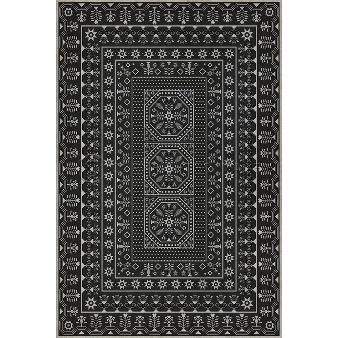 Whig Rose Winters Midnight 48x48