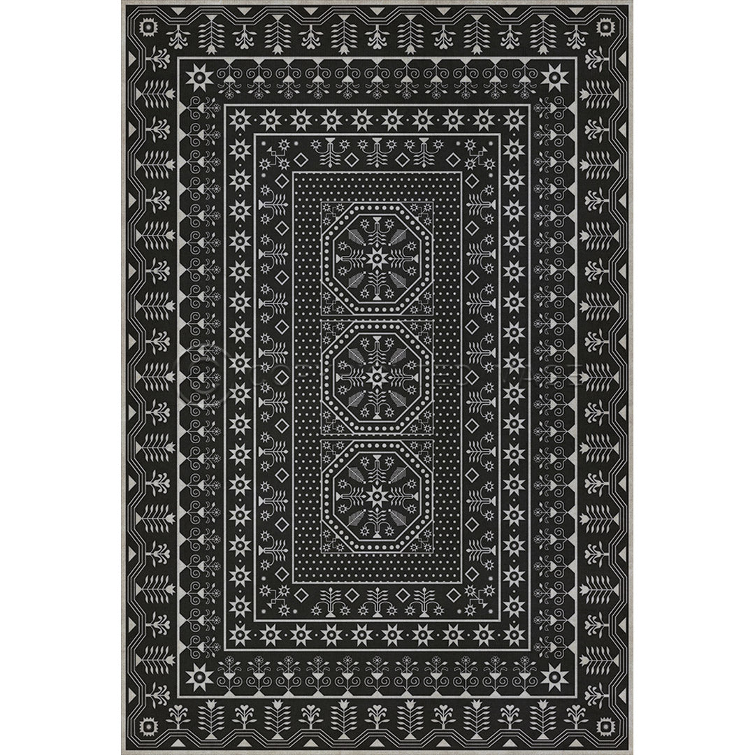 Whig Rose Winters Midnight 60x60