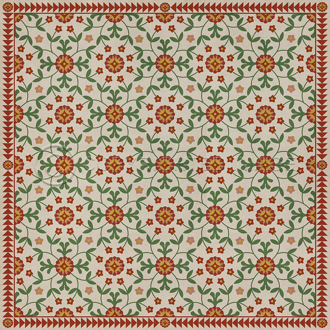 Whig Rose Cupid and Folly 36x36