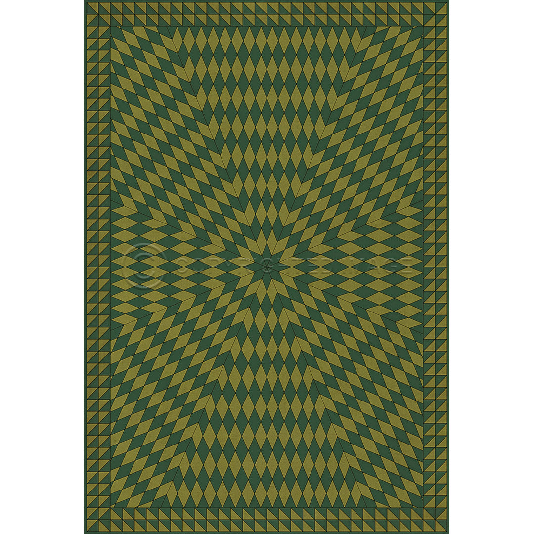 Sunburst And Sit on a Green Knoll 72x72