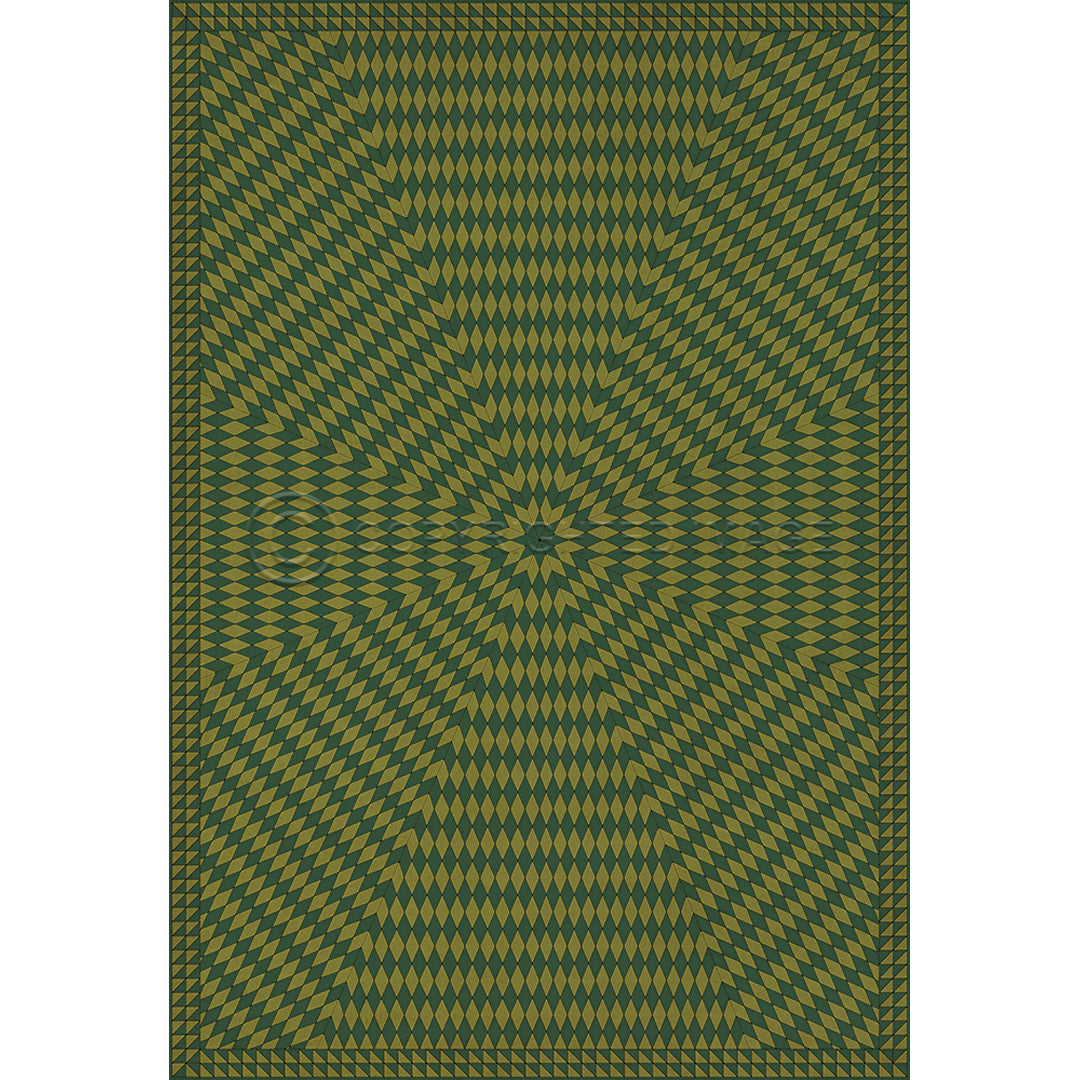 Sunburst And Sit on a Green Knoll 120x120