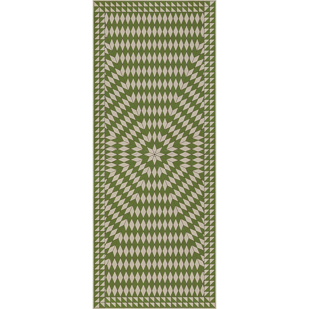 Sunburst Swinging Lamps at Night 38x56